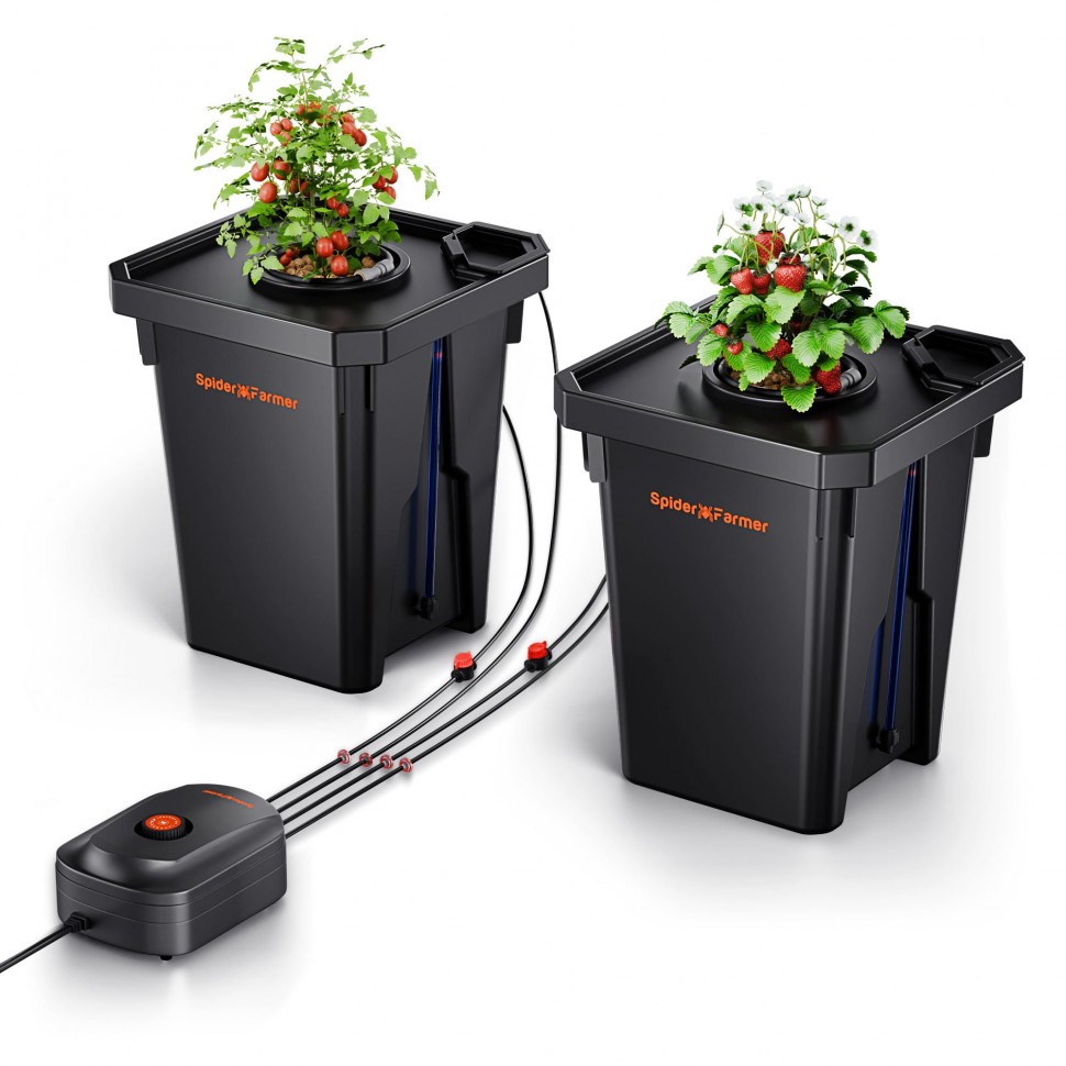 SF-DWC-2PC-SET	DWC Hydroponics Grow System 	Система гидропоники DWC (2 горшка)