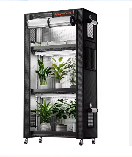 Стеллаж на 4 яруса с подсветкой 108 Вт