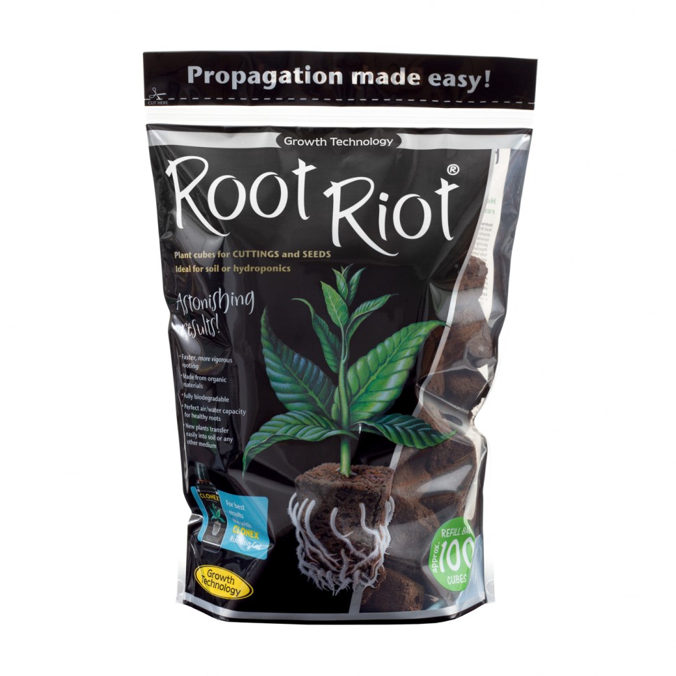 Органическая пробка Root Riot Refills (100 штук)