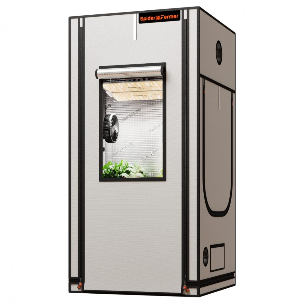 Профессиональный гроутент 90x90x180 см Pro White color