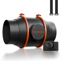 Канальный вентилятор 150 мм Bluetooth/Wi-Fi 