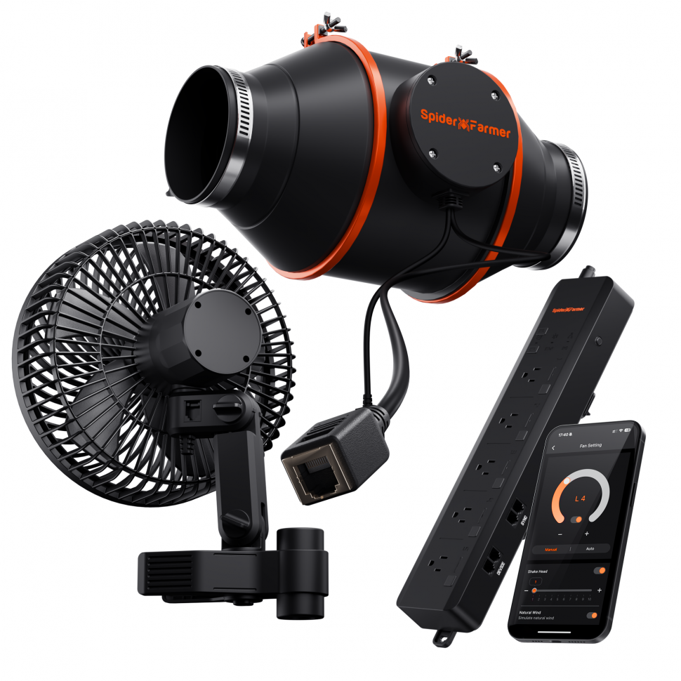 Канальный вентилятор 100 мм с контроллером GGS