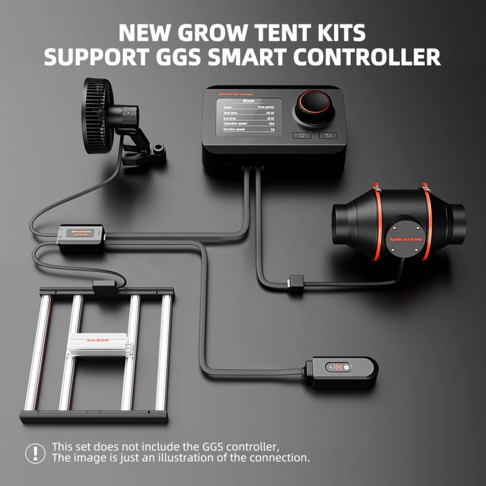 Полный комплект для выращивания 90X90X180 см 