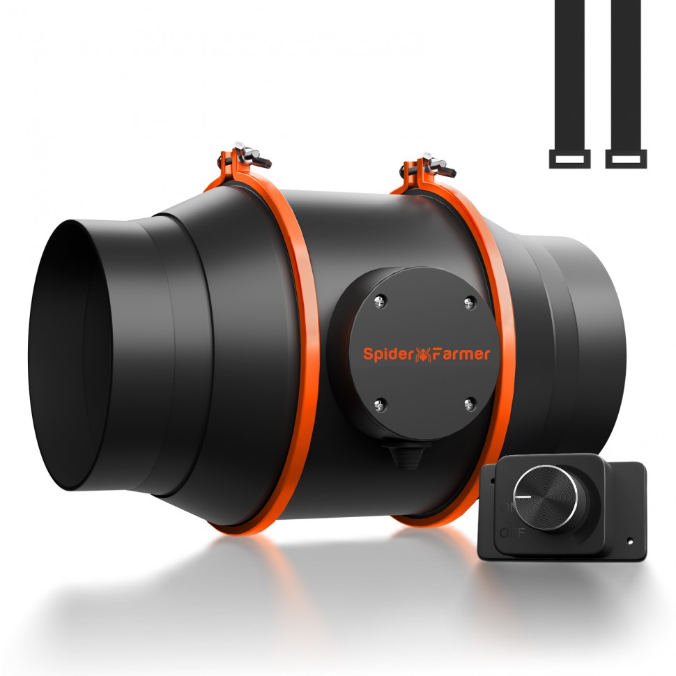 Канальный вентилятор 200 мм 800 м3 Bluetooth/Wi-Fi 