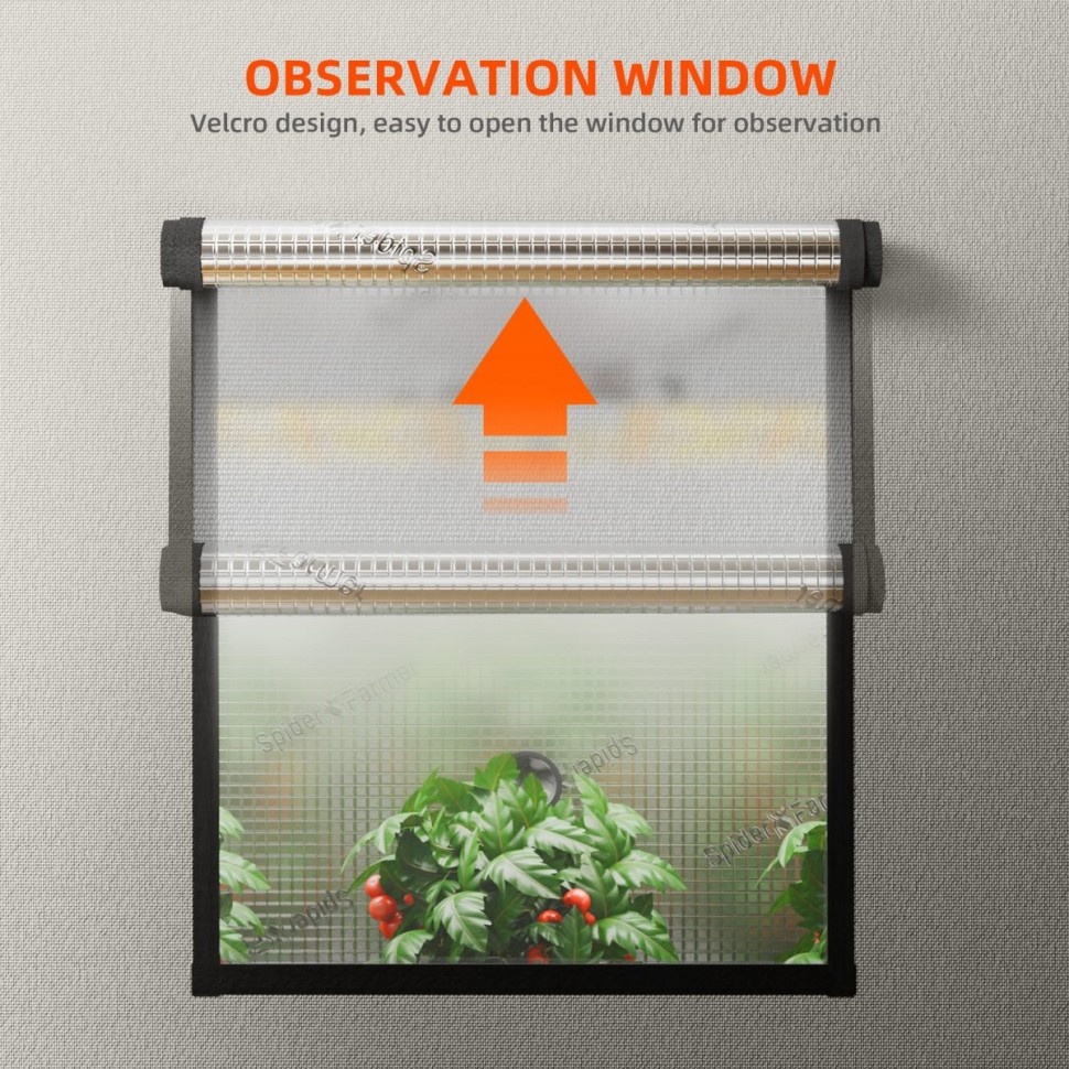 Профессиональный гроутент 60x60x180 см Pro White color